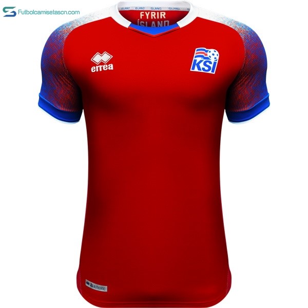Camiseta Islandia 3ª 2018 Rojo